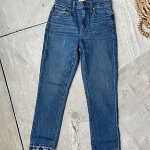 Madewell High-Rise Slim Crop Boyjean